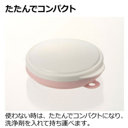 使っていいね! たためる入れ歯ケース フック穴付 ピンク × 18点
