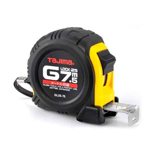 Gロック-25 7.5m メートル目盛 タジマ 測定具 タジマコンベ GL25-75BL