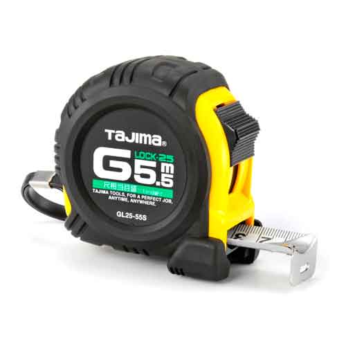 Gロック-25 5.5m 尺相当目盛付 タジマ 測定具 タジマコンベ GL25-55SBL