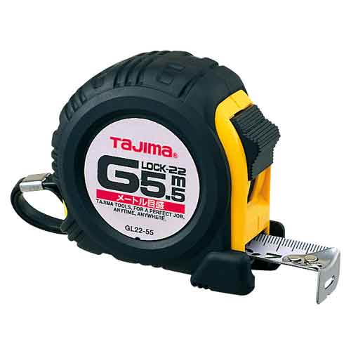 Gロック-22 5.5m メートル目盛 タジマ 測定具 タジマコンベ GL22-55BL