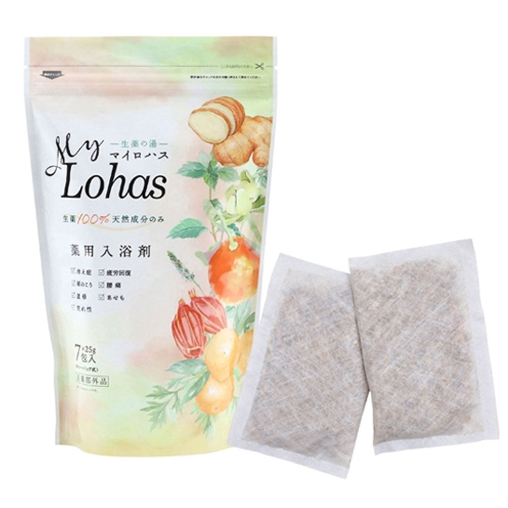 薬用入浴剤  生薬の湯 マイロハス ティーバッグ式 25g×7包入