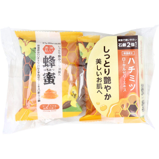 ファミリー石鹸 蜂蜜 甘くとろける蜂蜜の香り 80g×2個セット