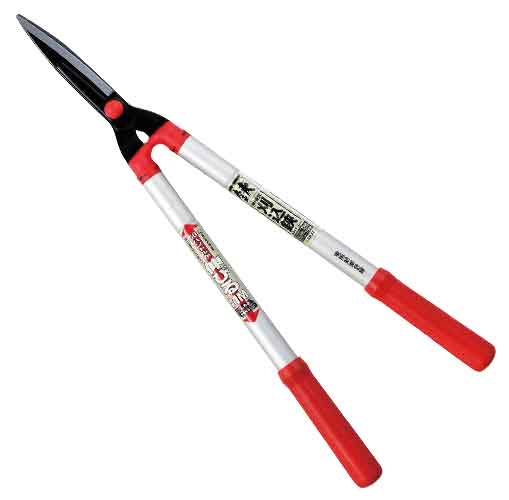 伸縮式刈込鋏 レッド Y-SK11 刈込鋏 伸縮 SG-25