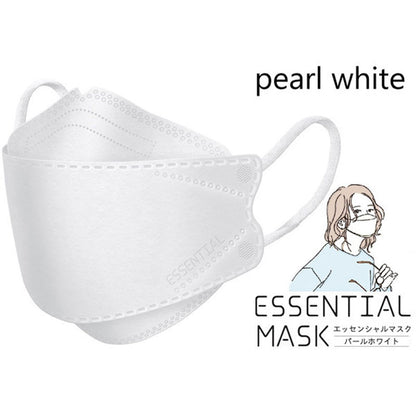 さらふわ ESSENTIAL MASK 不織布マスク パールホワイト FD30-WH 紙製マスクケース付き 30枚入 × 40点