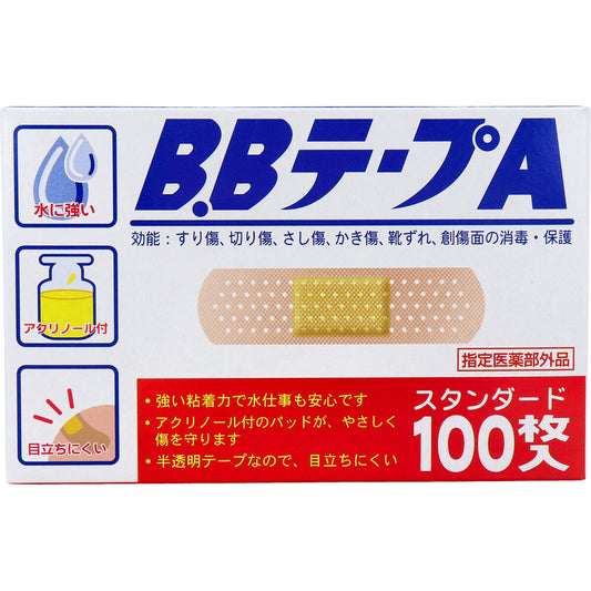 B.BテープA スタンダード 救急絆創膏 100枚入