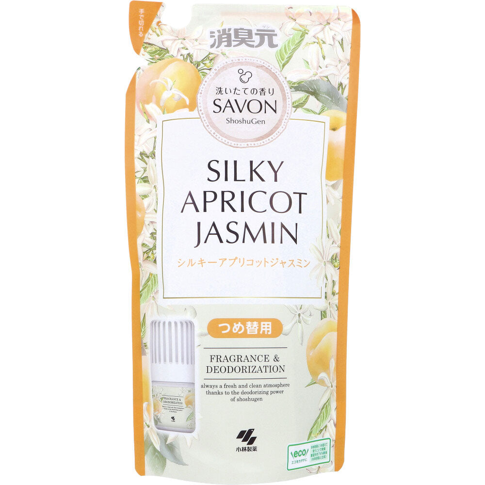 消臭元 SAVON(サボン) シルキーアプリコットジャスミン 詰替用 400mL