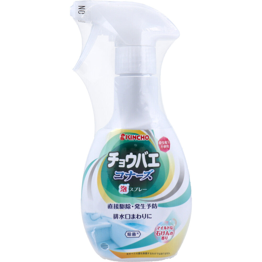 金鳥 チョウバエコナーズ 泡スプレー 石けんの香り 300mL