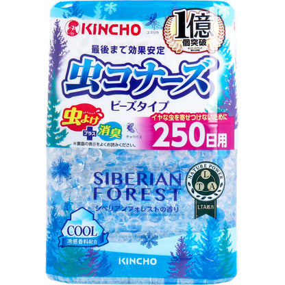 金鳥 虫コナーズ ビーズタイプ 250日用 シベリアンフォレストの香り 360g