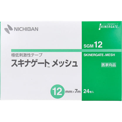 ニチバン 極低刺激性テープ スキナゲートメッシュ SGM12 12mm×7m 24巻入