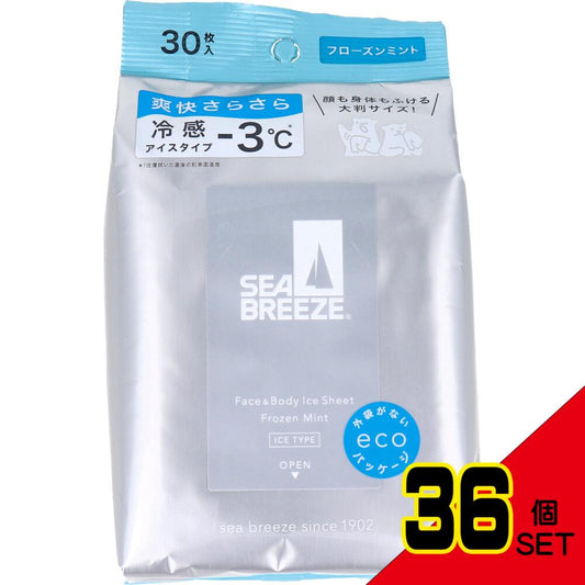 シーブリーズ フェイス&ボディアイスシート N フローズンミント 30枚入 × 36点