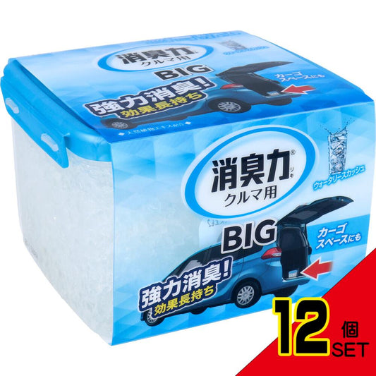 クルマの消臭力 BIG ウォータリースカッシュ 大容量900g × 12点