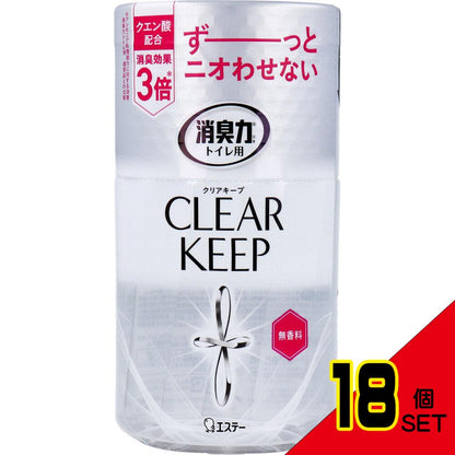 消臭力 トイレ用 CLEAR KEEP 無香料 400mL × 18点