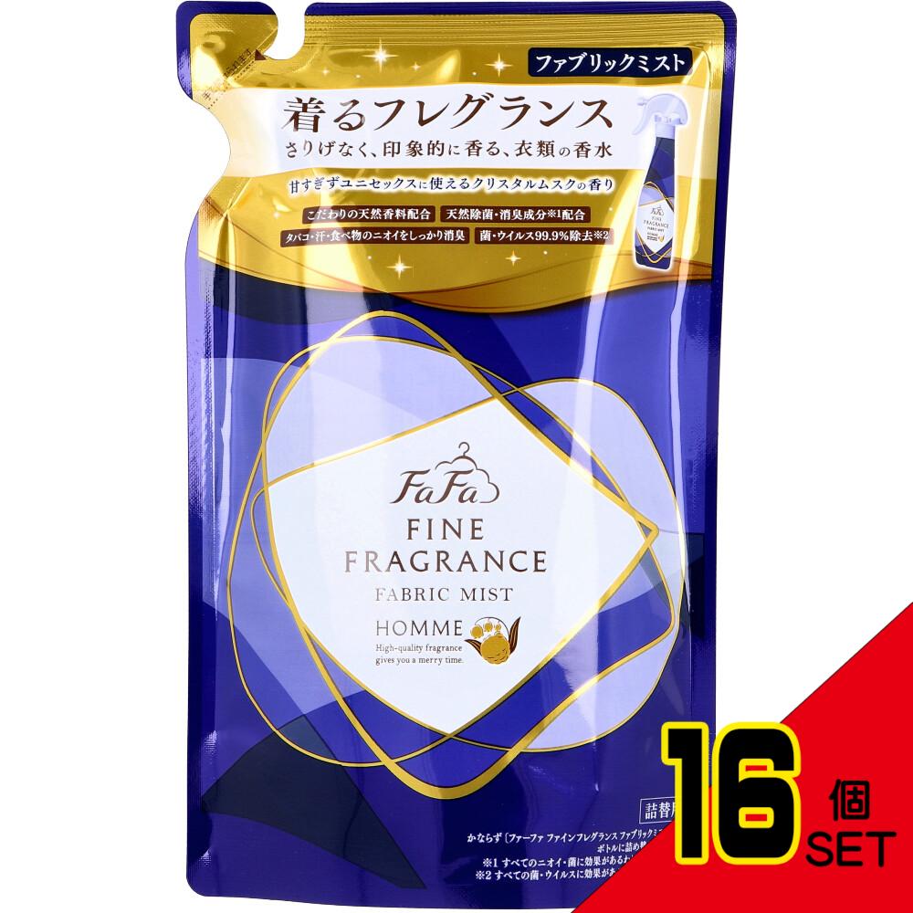 ファーファ ファインフレグランス ファブリックミスト オム クリスタルムスクの香り 詰替用 270mL × 16点