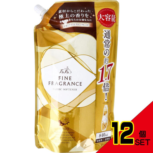 ファーファ ファインフレグランス ボーテ プライムフローラルの香り 柔軟剤 詰替用 840mL × 12点