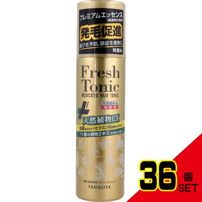 柳屋 薬用育毛 フレッシュトニック プレミアムエッセンス 無香料 190g × 36点