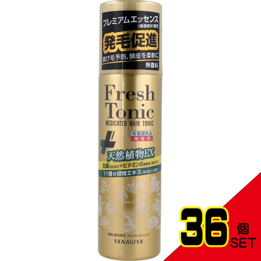 柳屋 薬用育毛 フレッシュトニック プレミアムエッセンス 無香料 190g × 36点