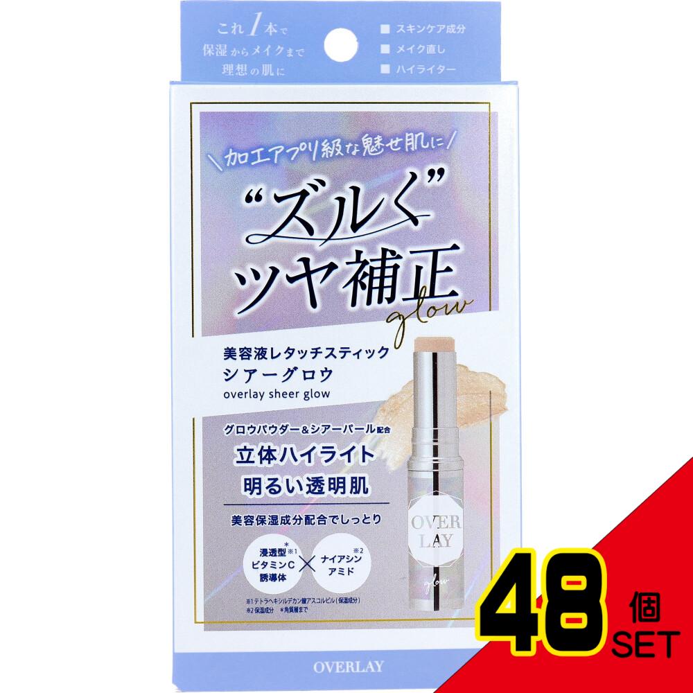 オーバーレイ エッセンスレタッチスティック フェイスカラー・アイカラー シアーグロウ 1個入 × 48点