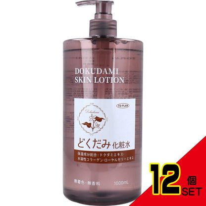 トプラン どくだみ化粧水 1000mL × 12点