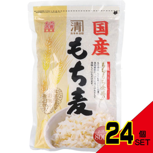 カネキヨ印 国産もち麦 お徳用 800g × 24点