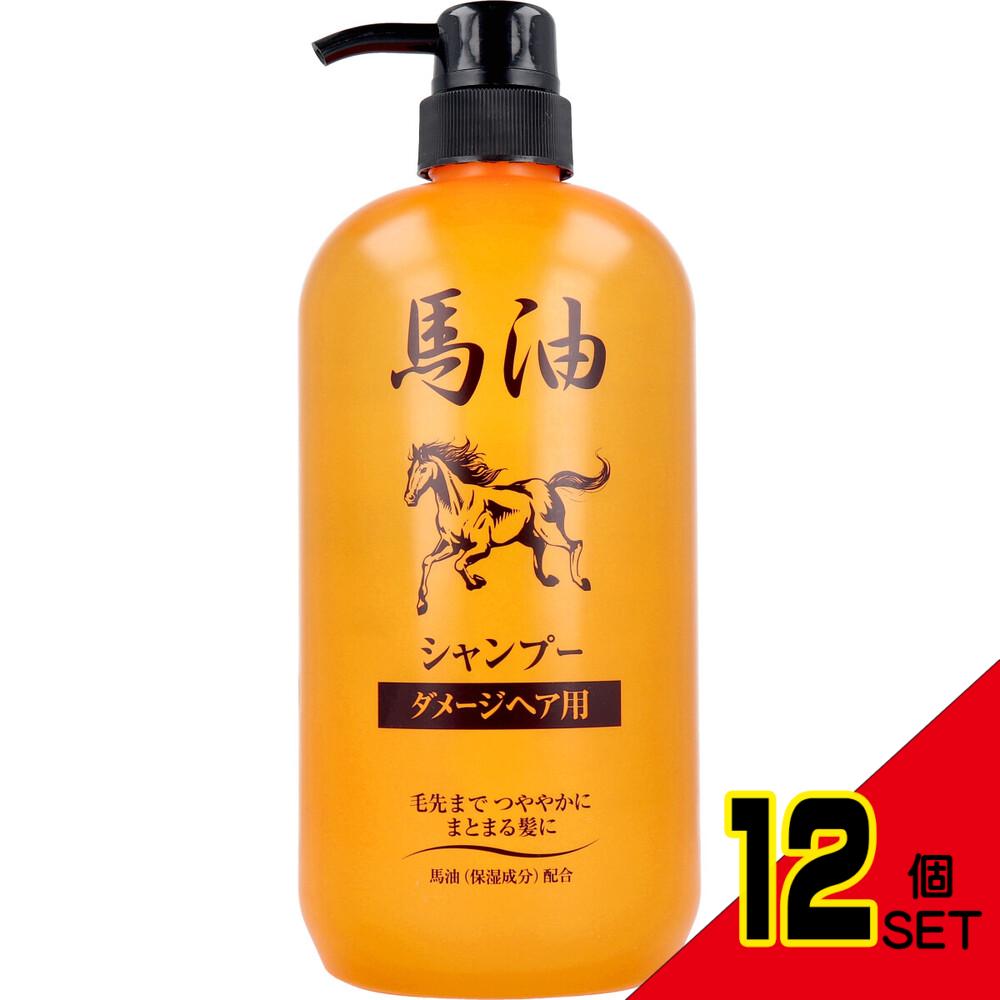 ジュンラブ 馬油シャンプー ダメージヘア用 1000mL × 12点