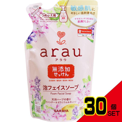 arau.(アラウ) 泡フェイスソープ 詰替用 180mL × 30点