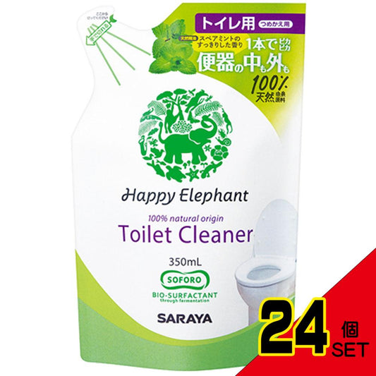 ハッピーエレファント 泡トイレクリーナー 詰替用 350mL × 24点