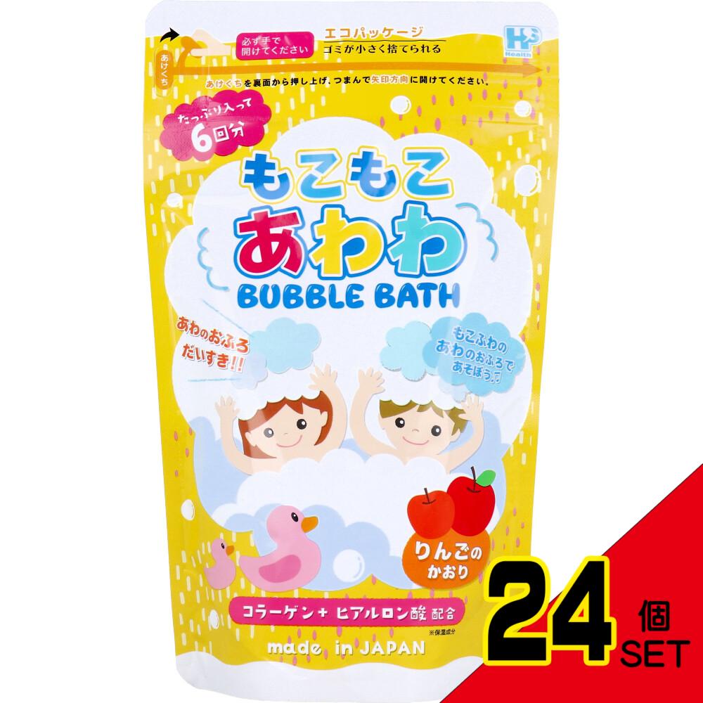 もこもこあわわ バブルバス りんごのかおり 240g × 24点